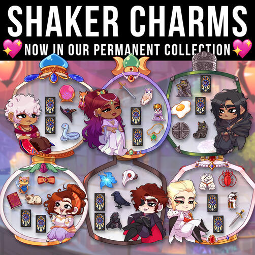 Arcana Shaker Charms